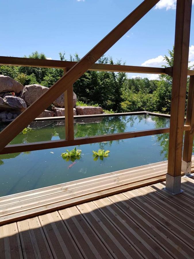 Les Nuits Insolites De La Mothe - Hebergement En Bulle Ou Tiny House Avec Spa Privatif Outremecourt Exterior photo